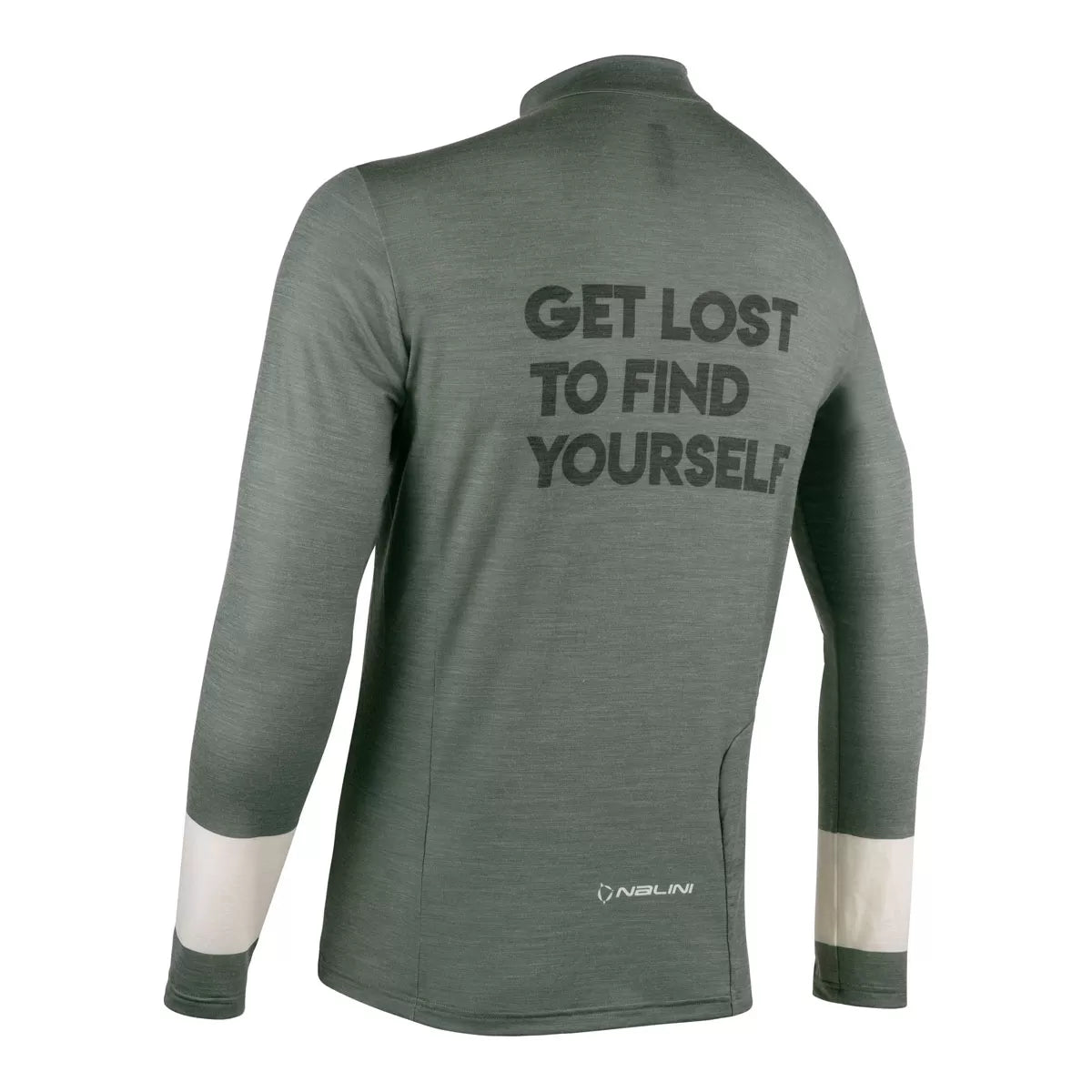 Nalini Ls Wool Jersey Olive-Green