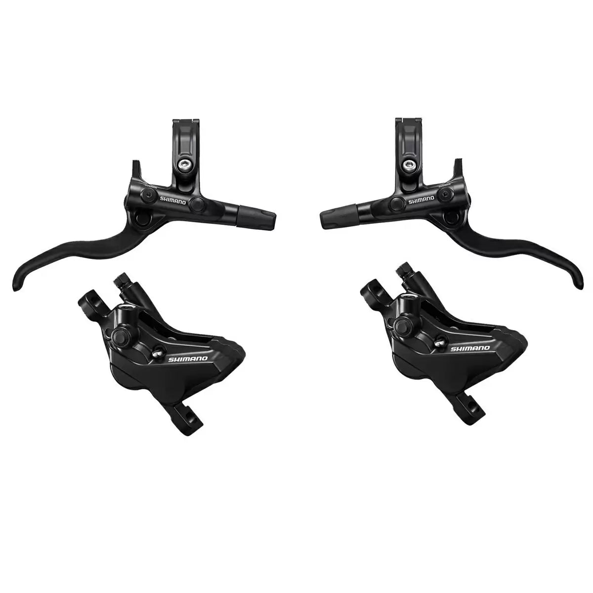SHIMANO Coppia freni a disco M4100/MT420 4 pistoni *BUNDLE
