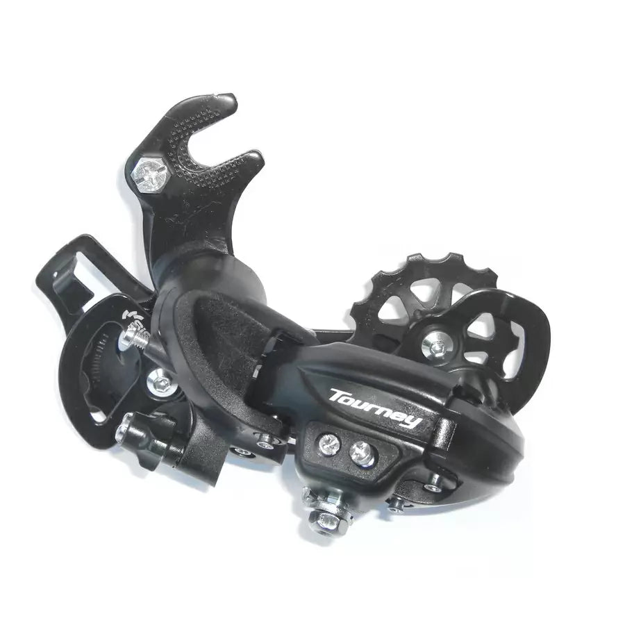 SHIMANO Deragliatore posteriore 6/7 velocità Tourney RD-TY300 gabbia lunga con adattatore