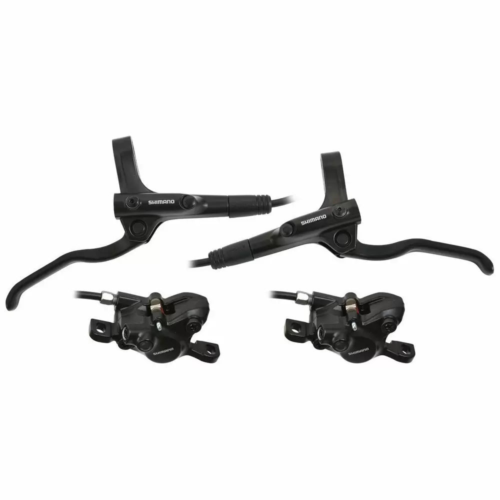 SHIMANO Coppia freni a disco MT200 nero *BUNDLE