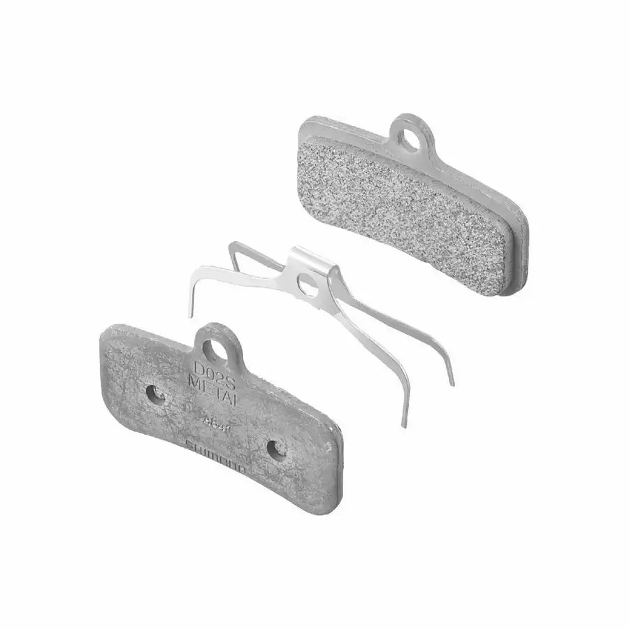 SHIMANO Pastiglie metalliche D02S per Saint, Zee, XTR, XT, SLX, MT520, MT420 4 pistoni