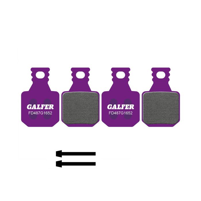 GALFER BIKE Pastiglie freno e-bike mt5/mt7 mescola viola