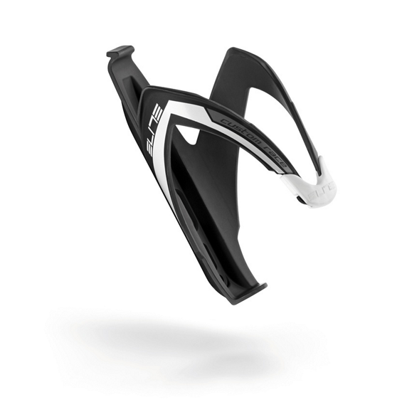 Elite Bottle Cage Custom Race Black mat White GR