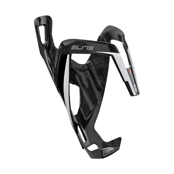 Elite Bottle Cage Vico Glossy, White graphic