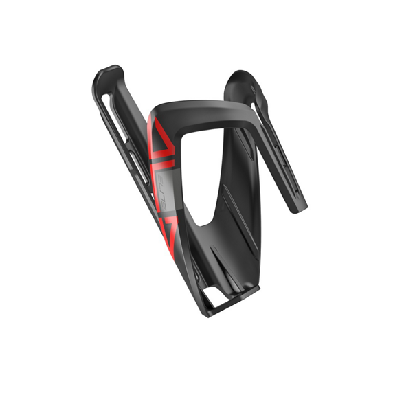 Elite Bottle Cage Ala Black, Red graphic