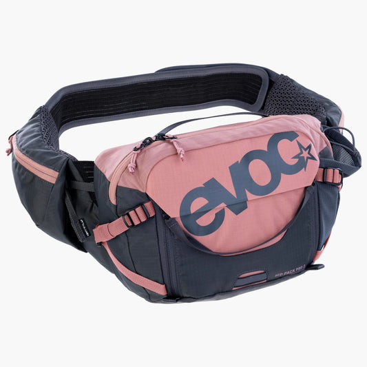 EVOC Marsupio Hip Pack Pro 3 dusty pink - carbon grey