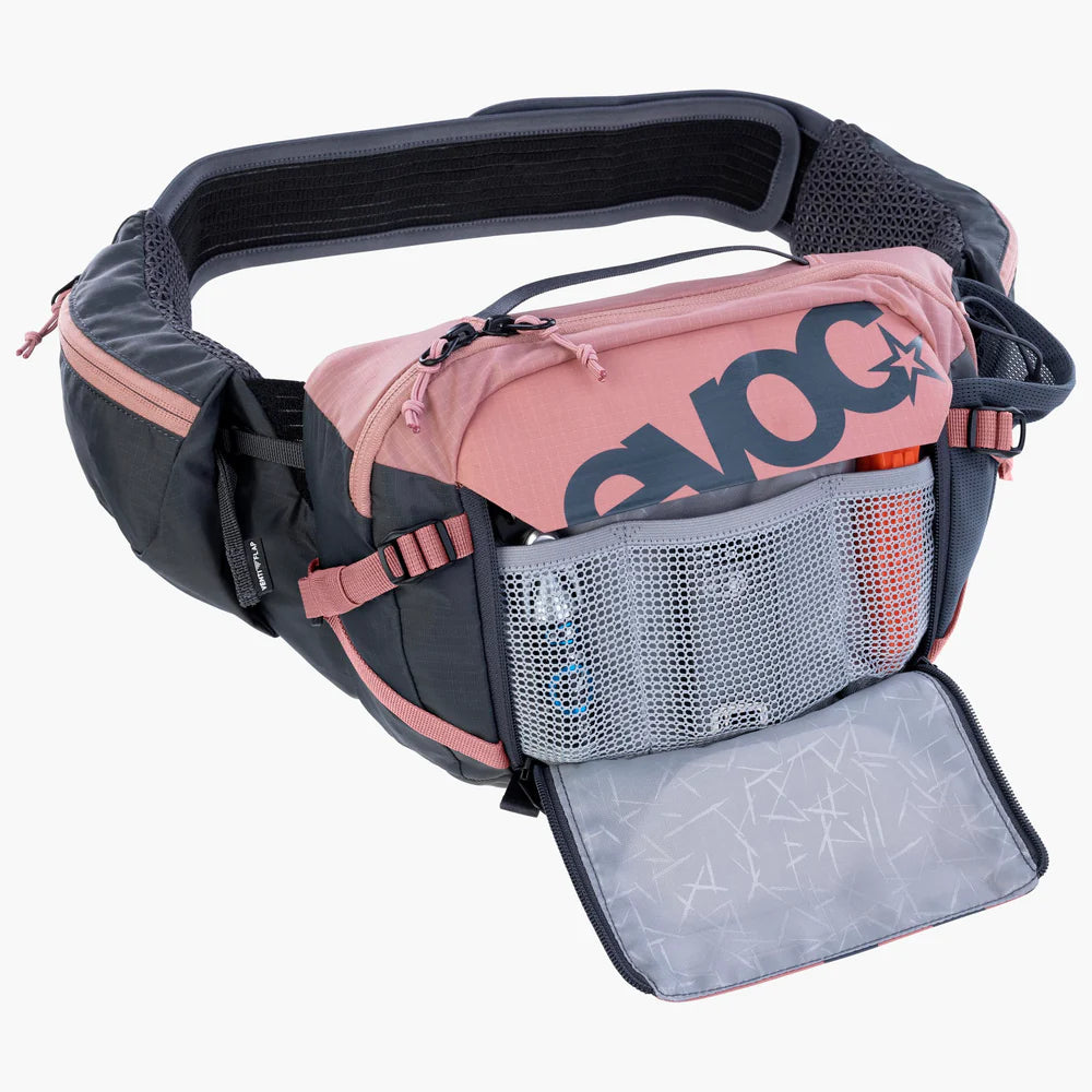 EVOC Marsupio Hip Pack Pro 3 dusty pink - carbon grey