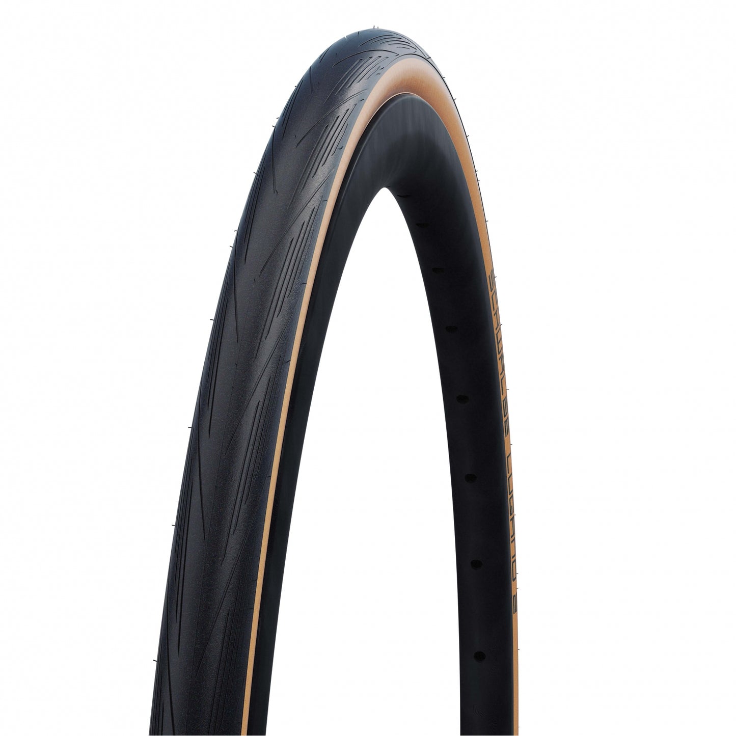 SCHWALBE Copertone Lugano II 700x25c Classic-Skin K-Guard Copertoncino Rigido Nero/Para
