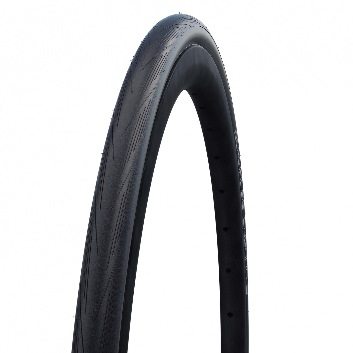 SCHWALBE Copertone Lugano II 700x25C Active Silica K-Guard Pieghevole Nero