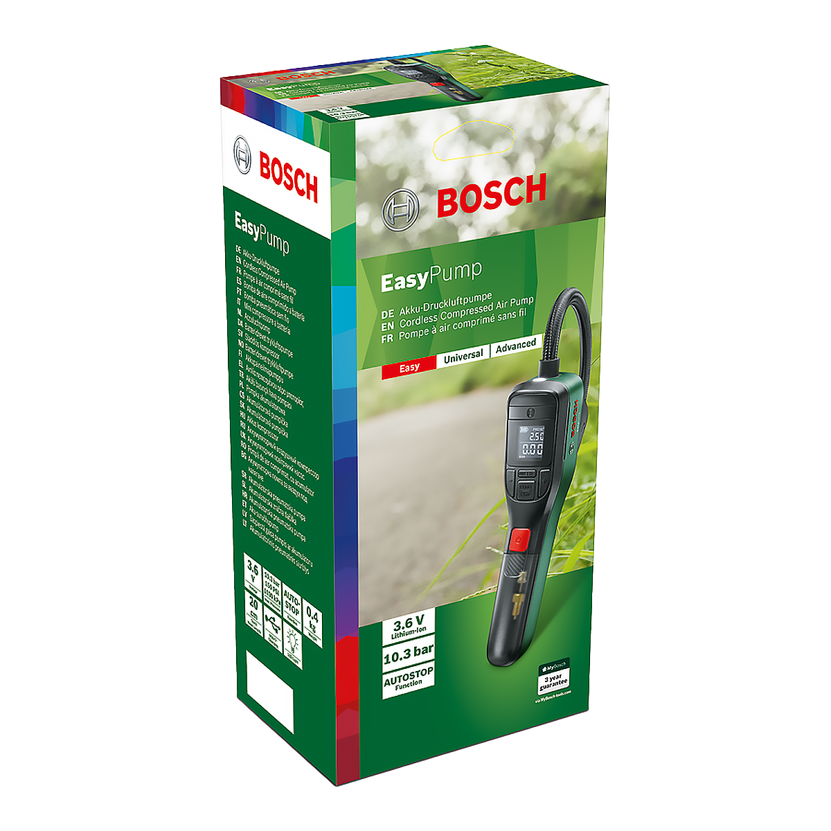 BOSCH EasyPump Mini compressore a batteria