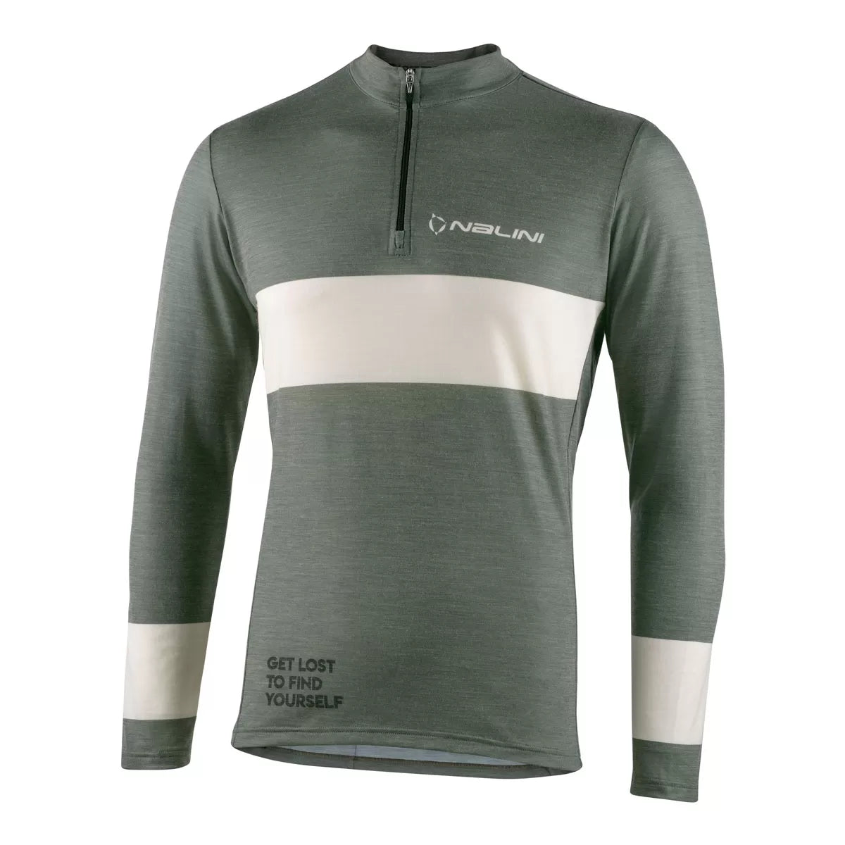 Nalini Ls Wool Jersey Olive-Green