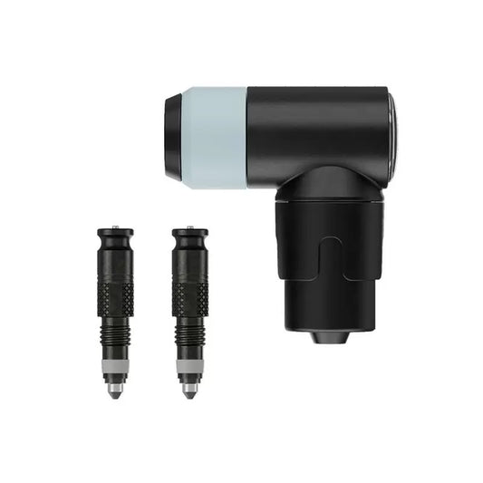 SCHWALBE  Kit Di Conversione Da Valvola Presta ad SCV Clik Nero Con Adattatore Pompa Testa 90°