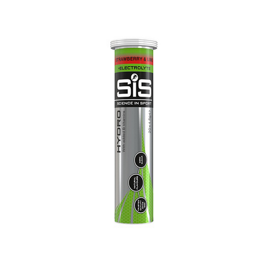 SIS Science In Sport Tavolette Effervescente Idratazione Go Hydro Tablets Gusto Fragola E Lime 20x4g