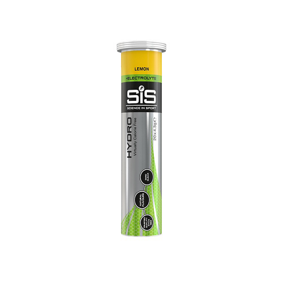 SIS Science In Sport  Tavolette Effervescente Idratazione Go Hydro Tablets Gusto Limone 20x4g