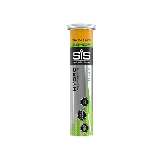 SIS Science In Sport  Tavolette Effervescente Idratazione Go Hydro Tablets Gusto Ananas E Mango 20x4g