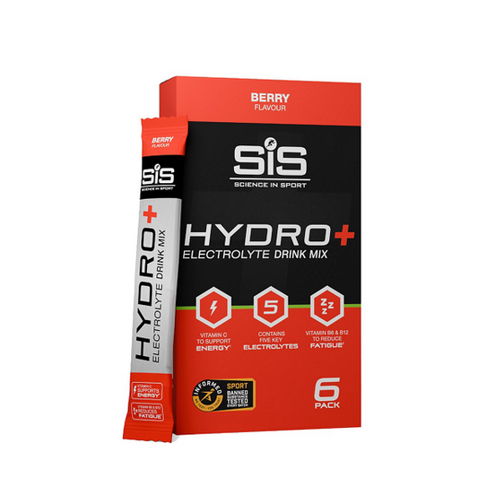 SIS Science In Sport  Hydro+ Hydration Powder Berry 6 x 4,5g