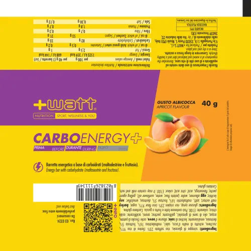 +Watt Carbo Energy+ Albicocca