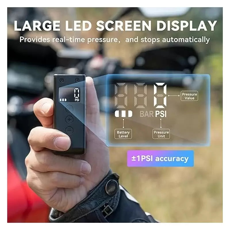 CYCPLUS  Mini Pompa Elettrica Tiny Pump AS2 Pro Max 120 PSI Compatibile E-bike