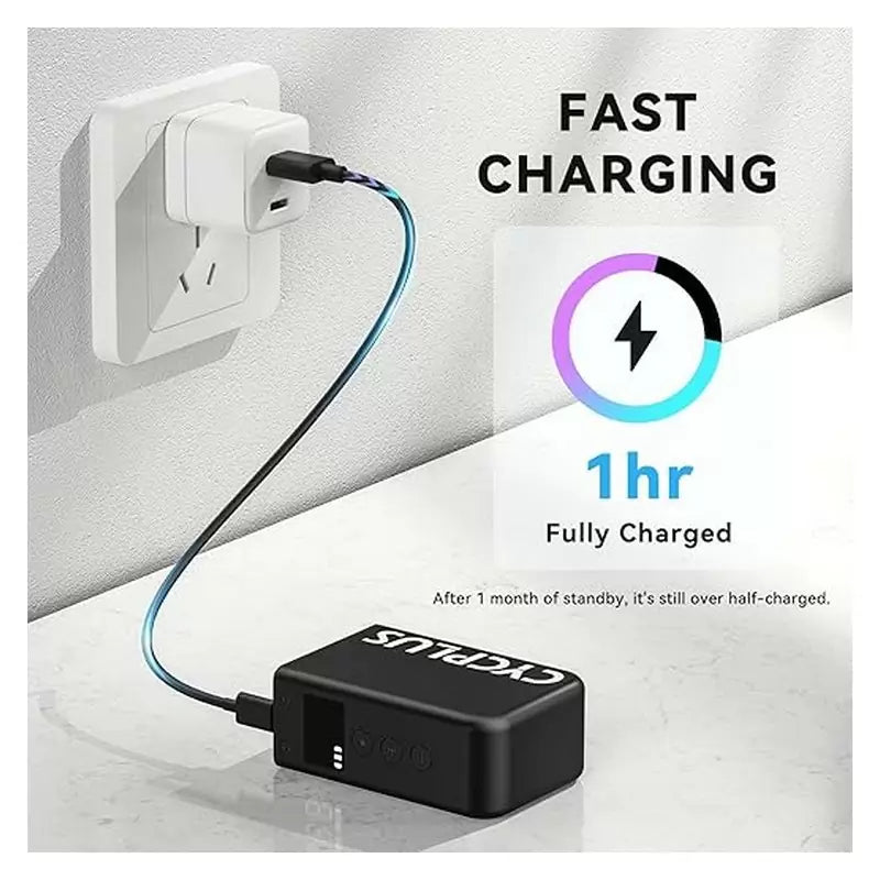 CYCPLUS  Mini Pompa Elettrica Tiny Pump AS2 Pro Max 120 PSI Compatibile E-bike