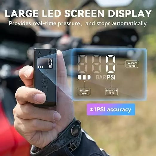 CYCPLUS  Mini Pompa Elettrica Tiny Pump AS2 Pro Max 120 PSI Compatibile E-bike