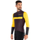 Nalini Stelvio Long Sleeve Jersey Men - chocolate/yellow